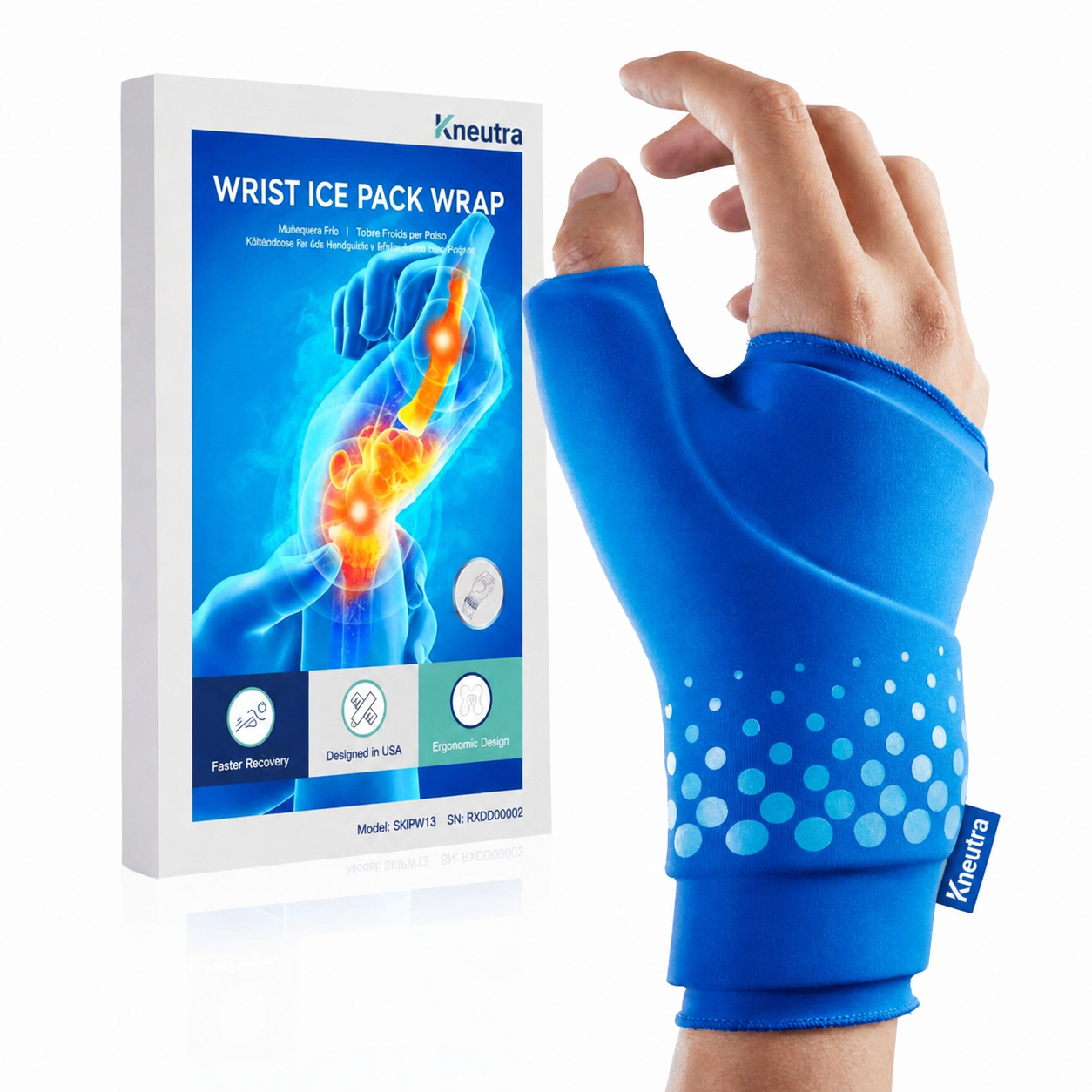 Kneutra 360° Hot & Cold Wrist Recovery Wrap