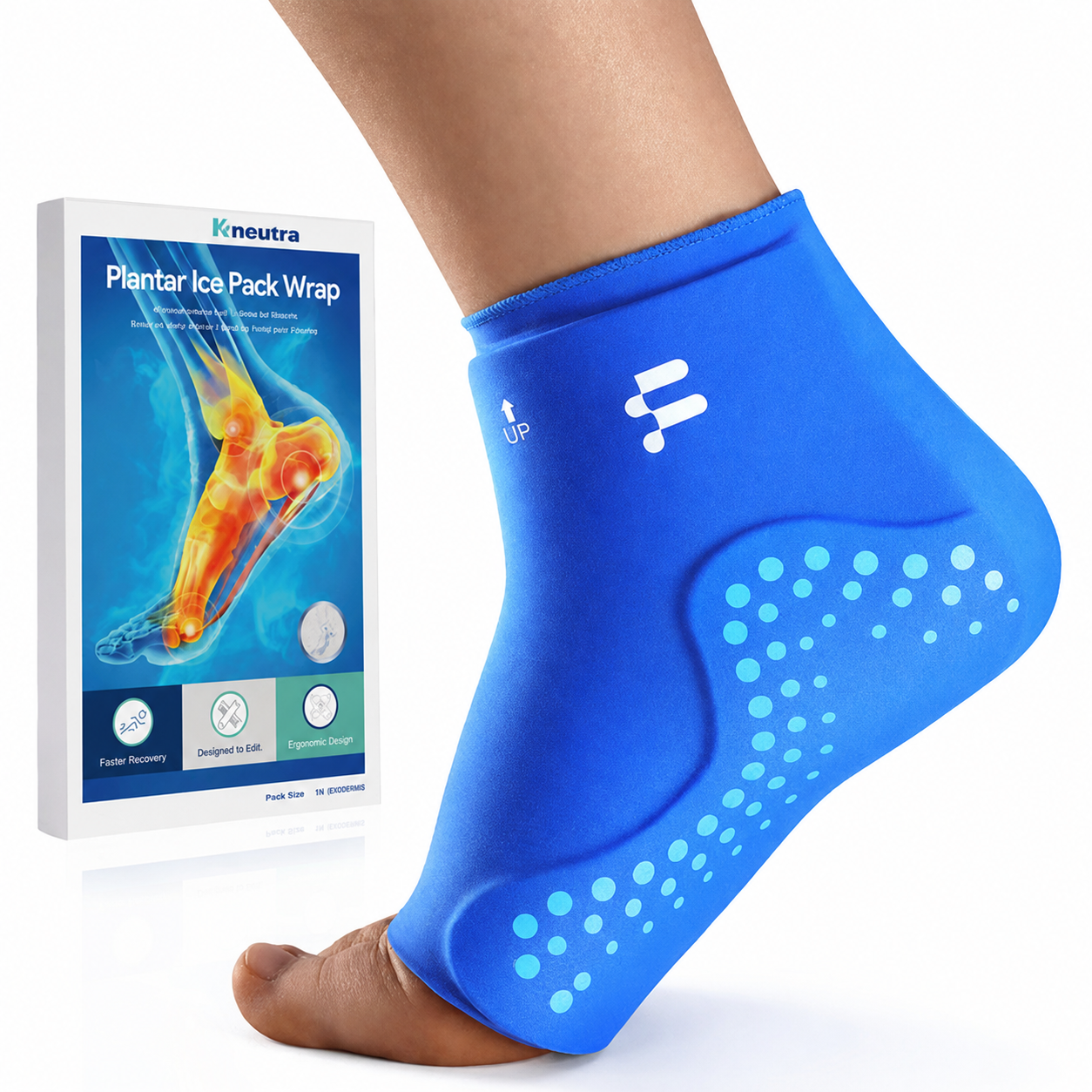 Kneutra 360° Hot & Cold Ankle Recovery Wrap