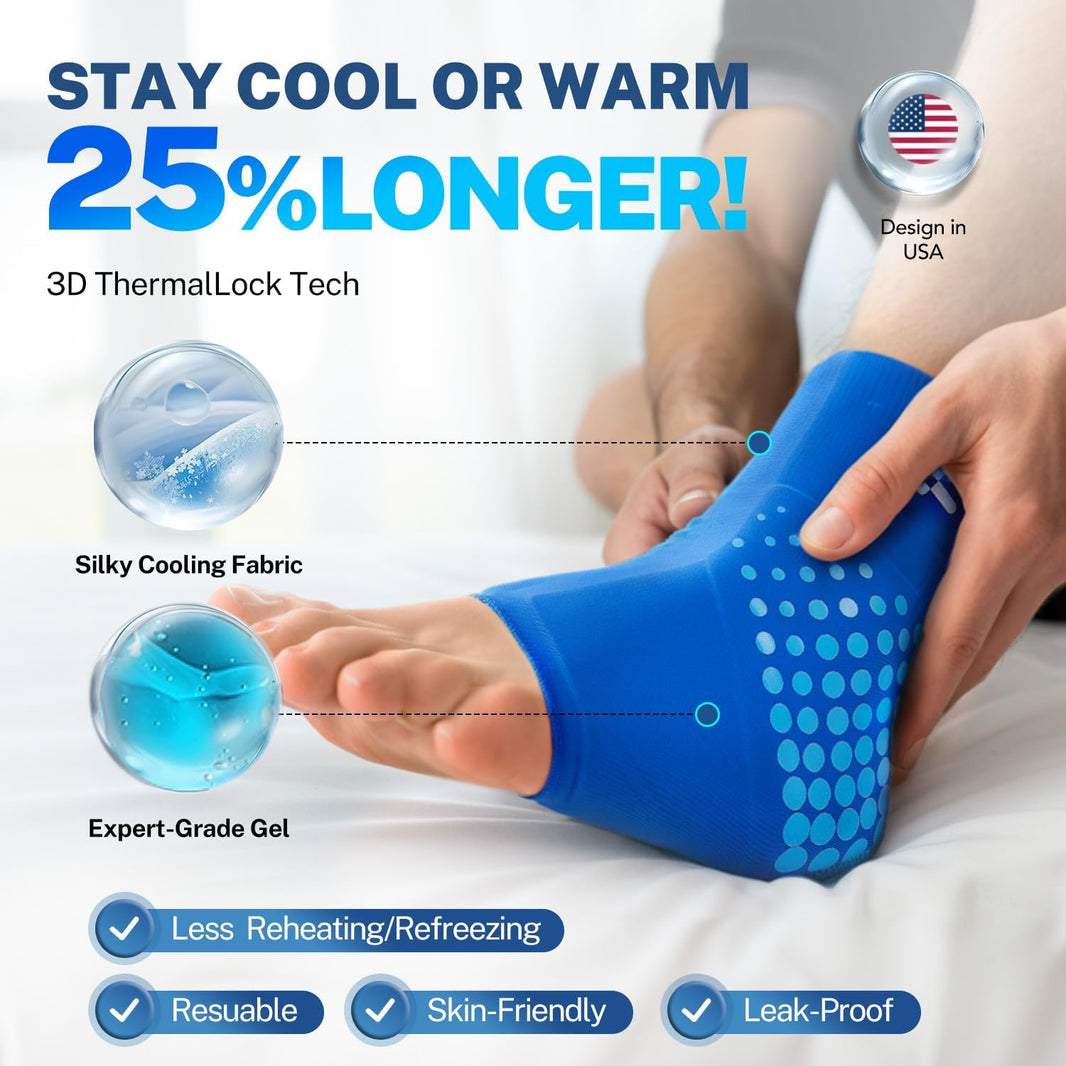 Kneutra 360° Hot & Cold Ankle Recovery Wrap