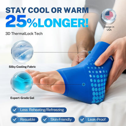 Kneutra 360° Hot & Cold Ankle Recovery Wrap