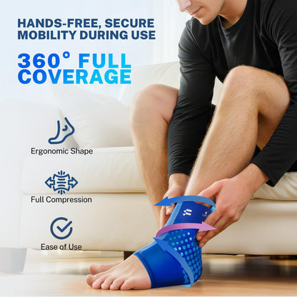 Kneutra 360° Hot & Cold Ankle Recovery Wrap