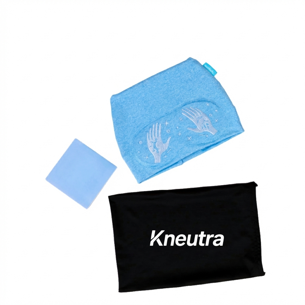 Kneutra Hot & Cold Migraine Relief Cap with Removable Eye Mask